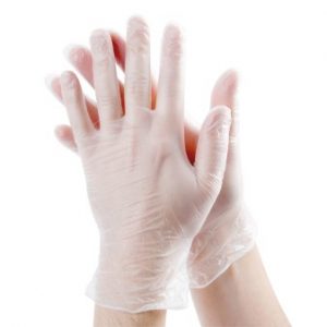 Vinyl handschoenen Wit poedervrij